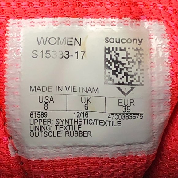 Saucony Women's Size 8 Grid Cohesion 10 Grey Pink Running Sneakers S15333-17 - Picture 13 of 13